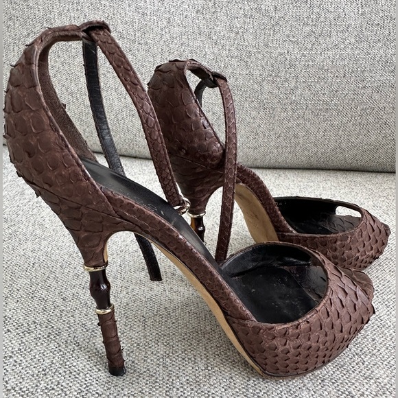 Authentic Gucci python high heels - Picture 6 of 10